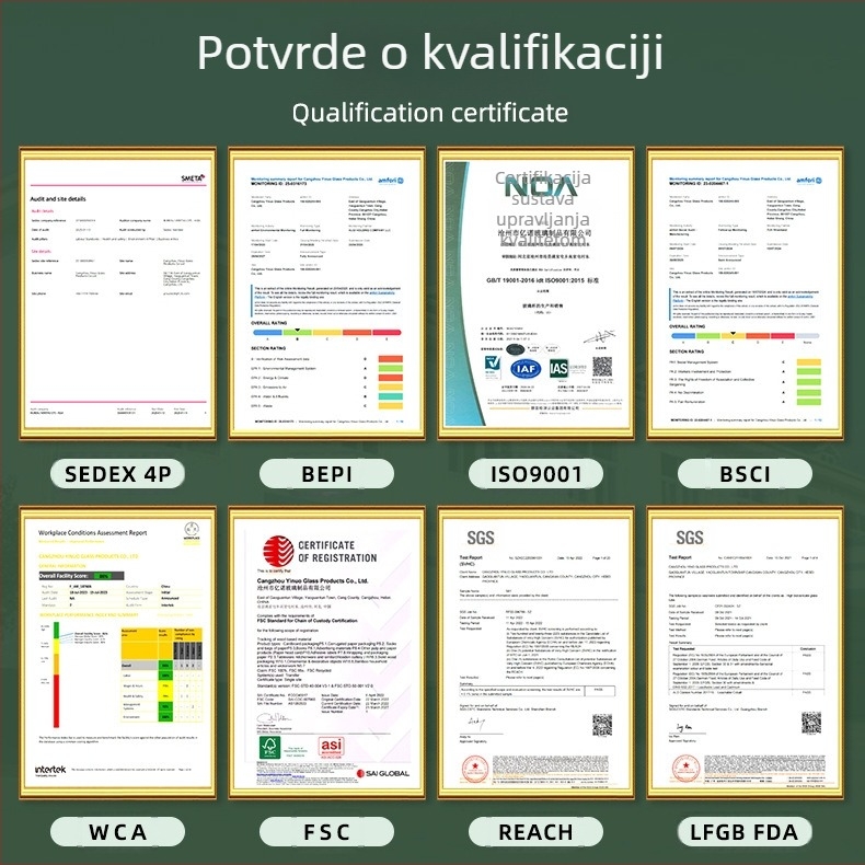 Prilagođena posuda za čuvanje zrna kave sa vakuumskim staklenim zatvaračem i pritisknim poklopcem – otporna na vlagu posuda za čaj