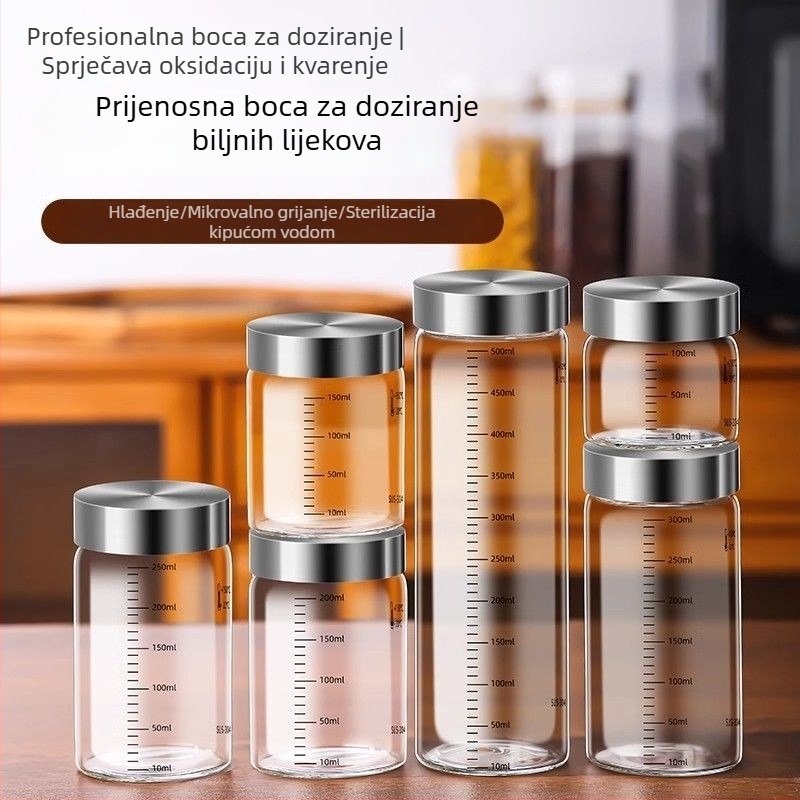 Boca za doziranje hrane s grijanim šalicom, prijenosna zatvorena posuda za pohranu, filtr otporan na visoke temperature za kuhinjsko skladištenje i čišćenje