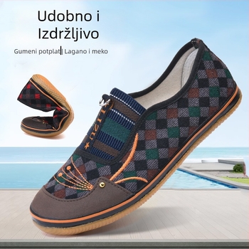 Ženske radne cipele s gumom na đonu, udobne platnene cipele za svakodnevno, izdržljive protuklizne