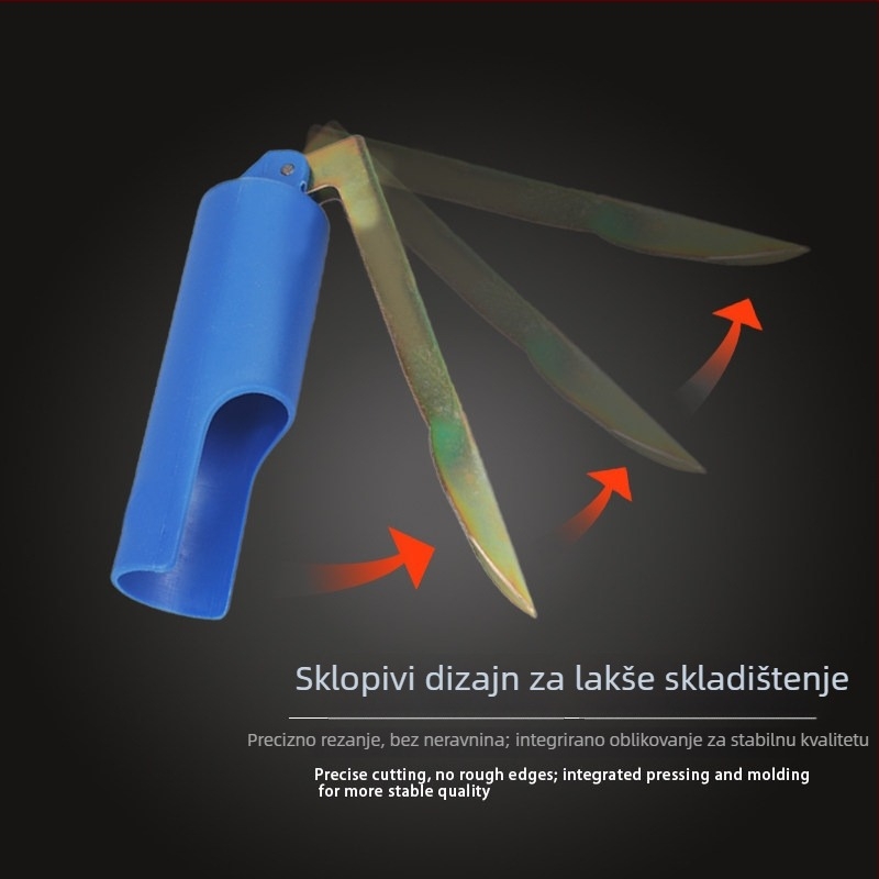 Fisherbon Sklopiva podrška za štap za pecanje – stalak za morski štap, višenamjenski dodatak za ribolov