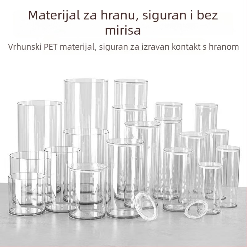 Plastična posuda za skladištenje s velikim kapacitetom, zaptivna, za čaj, žitarice i hranu za kućne ljubimce