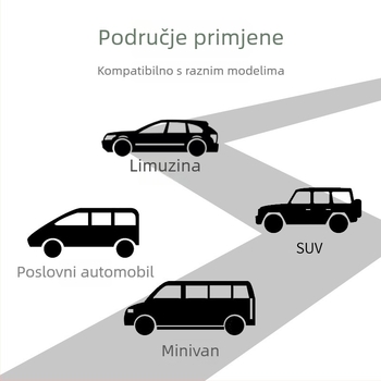Mamba držač za ribolovne štapove u automobilu sa sedam prstena — najlonska traka za pričvršćivanje