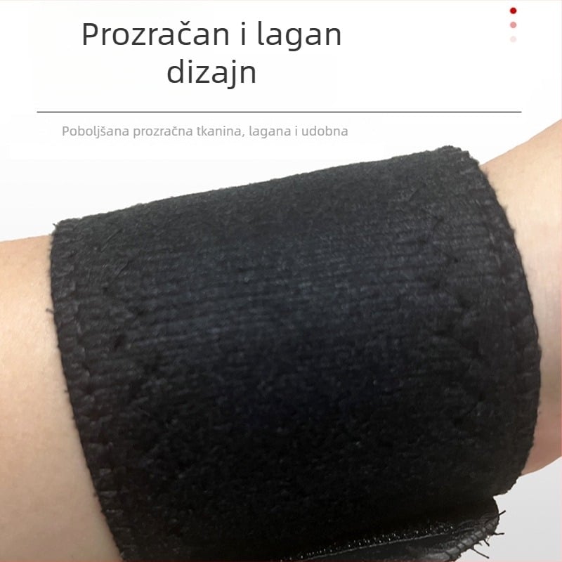 Samonagrađujuće sportske narukvice za zglob za badminton, upijaju znoj, protiv uganuća, za muškarce i žene