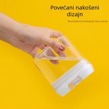 Plastična posuda s lako zatvaračem za žitarice, kuhinjski spremnik za sušenu koru citrusa i rezance