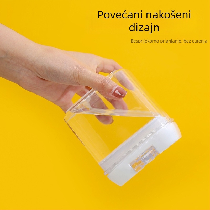 Plastična posuda s lako zatvaračem za žitarice, kuhinjski spremnik za sušenu koru citrusa i rezance