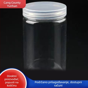 Prozirna PET plastična posuda za pohranu orašastih plodova i suhog voća, kapacitet 1–2 L