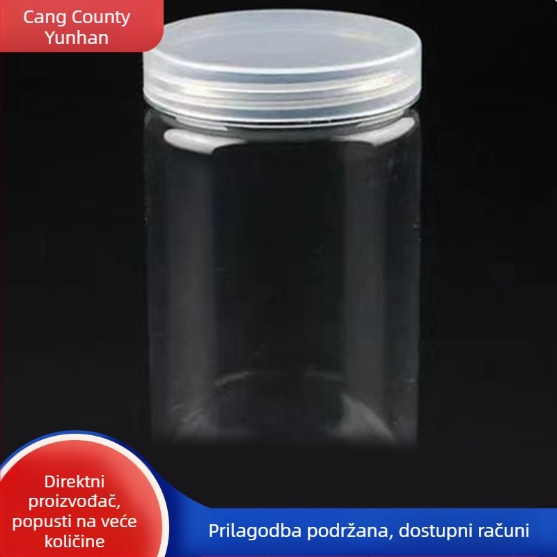 PET plastična posuda za porcionirano skladištenje grickalica, voća, orašastih plodova i suhog voća