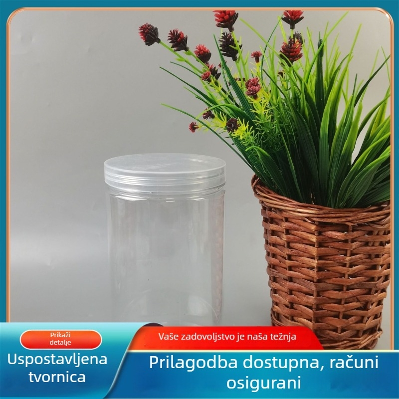PET plastična posuda za porcionirano skladištenje grickalica, voća, orašastih plodova i suhog voća