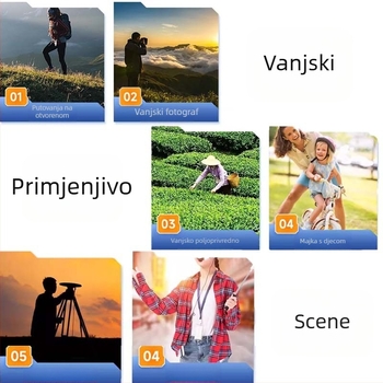 Prijenosni sunčani kišobran s UV zaštitom UPF>40, ručni stil ruksaka, za berbu čaja, ribolov i fotografiranje; 8 rebara, poluautomatsko otvaranje, plastična ručka