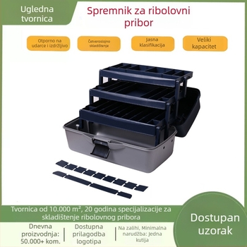 Starfish Sklopiva višenamjenska kutija za ribolov za pribor i mamce, prijenosna kutija H416