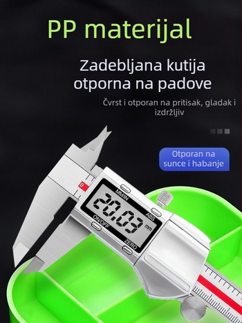 Weihe Sports Mini prijenosna kutija za opremu za ribolov, kutija za sitne dijelove, dvostruki odjeljak za pohranu, PP materijal