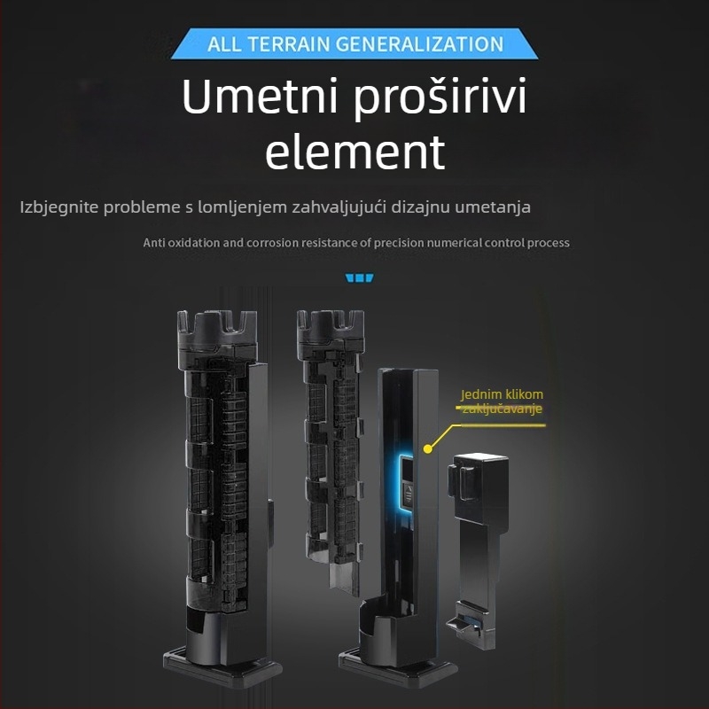 Kutija za mamce i ribolovnu opremu, velika kapacitet, višenamjenski organizator za ribolov na otvorenom
