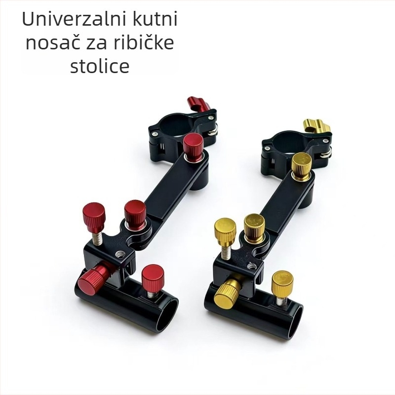 Vješto prilagodljiv kutni nosač za ribolovni stolac i kutni nosač za kutiju za ribolov, aluminijska legura