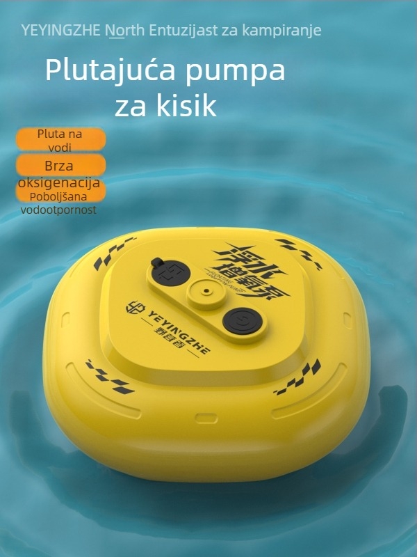 Plutajuća oksigenator za kampiranje – vanjski vodootporni oksigenator, aerator vode za ribolov i akvarij