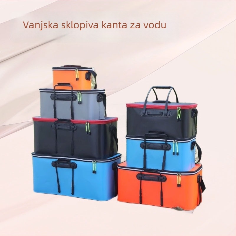 Sklopiva EVA kanta za ribolov za vanjsku upotrebu — kutija za žive ribe i ribolovni pribor