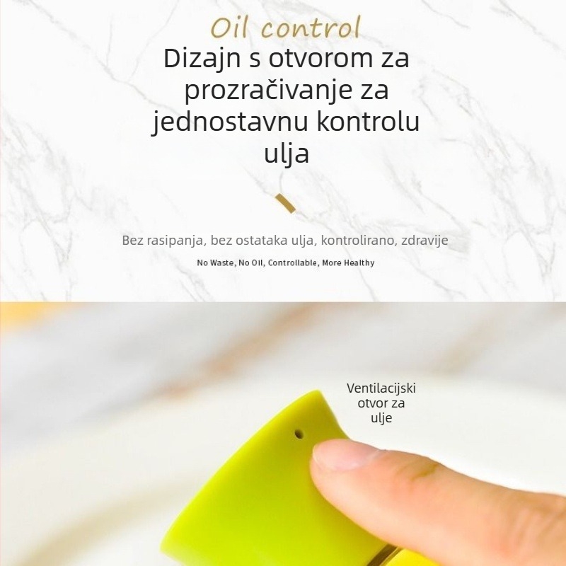 Staklena boca u japanskom stilu za ocat i ulje s prozračnim otvorom, mala veličina, boca za sezamovo ulje i začine