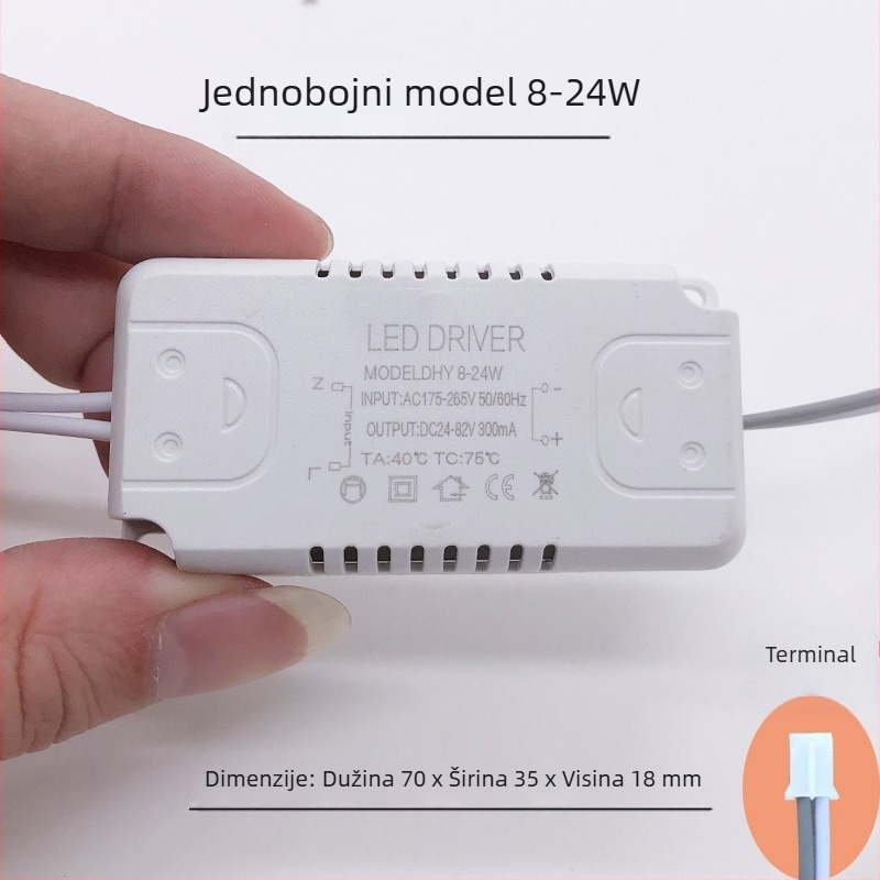 LED napajanje s konstantnim tokom za dnevnu svjetiljku uz ispravljač i trobojni upravljač