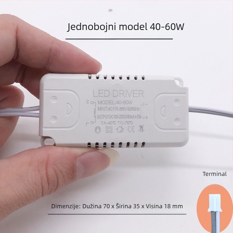 LED napajanje s konstantnim tokom za dnevnu svjetiljku uz ispravljač i trobojni upravljač
