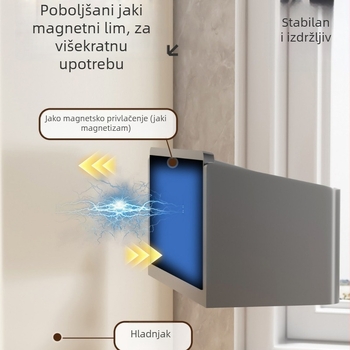 Zidni organizator bez bušenja za luk, đumbir i češnjak