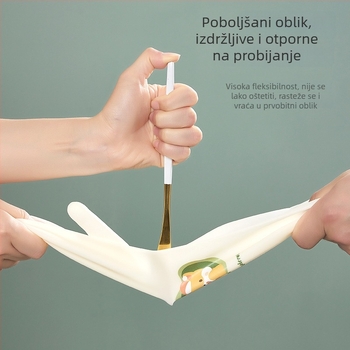 Nitril rukavice za pranje suđa za žene, kućna uporaba u kuhinji, debeli i izdržljivi, ljetne gumene rukavice za čišćenje i pranje rublja, vodootporne