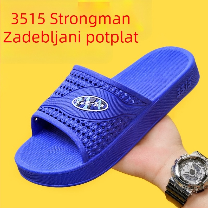 Muške papuče 3515 za kućnu upotrebu, mekani protivklizni PVC đon