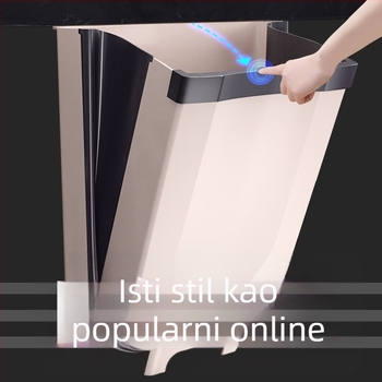Sklopivi zidni kuhinjski kanta za otpad, 10 L, spremnik za skladištenje