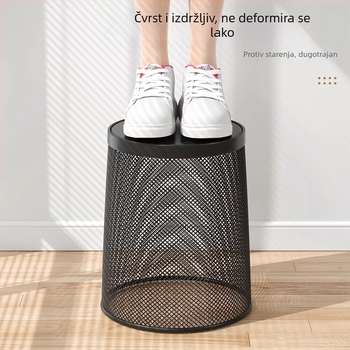 Kanta za smeće s metalnom mrežom, velike kapacitete, za ured i dom, kuhinju i kupaonicu