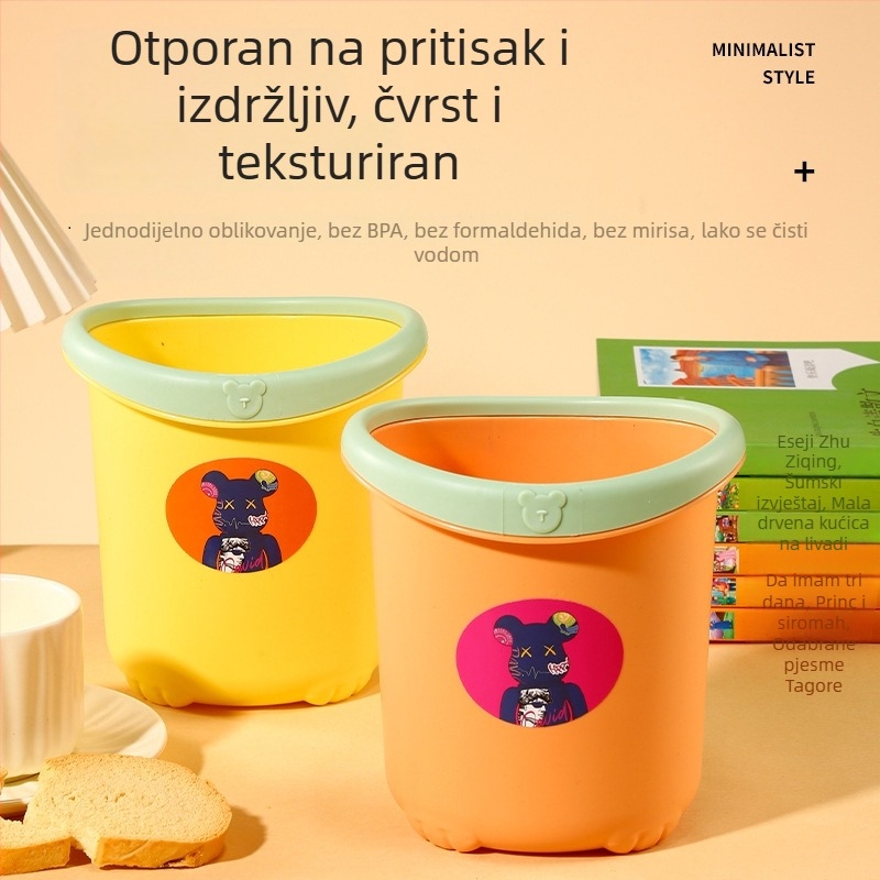 Mini stolna kanta za otpad, simpatičan spremnik za pohranu za dom, spavaću sobu i ured