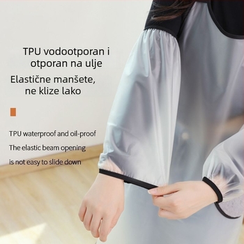 Unisex TPU kuhinjski rukavi – vodootporni, otporni na ulja i prljavštinu, za kućanske poslove