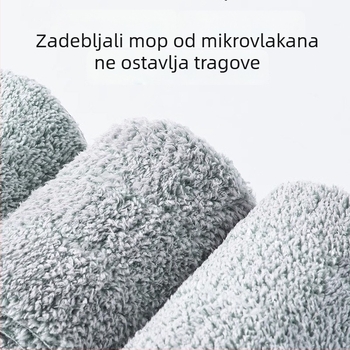 Koš za mop s odjeljivanjem prljave vode i rotirajućim odvajanjem, bez dodirivanja rukama, kućni cilindrični sustav mop