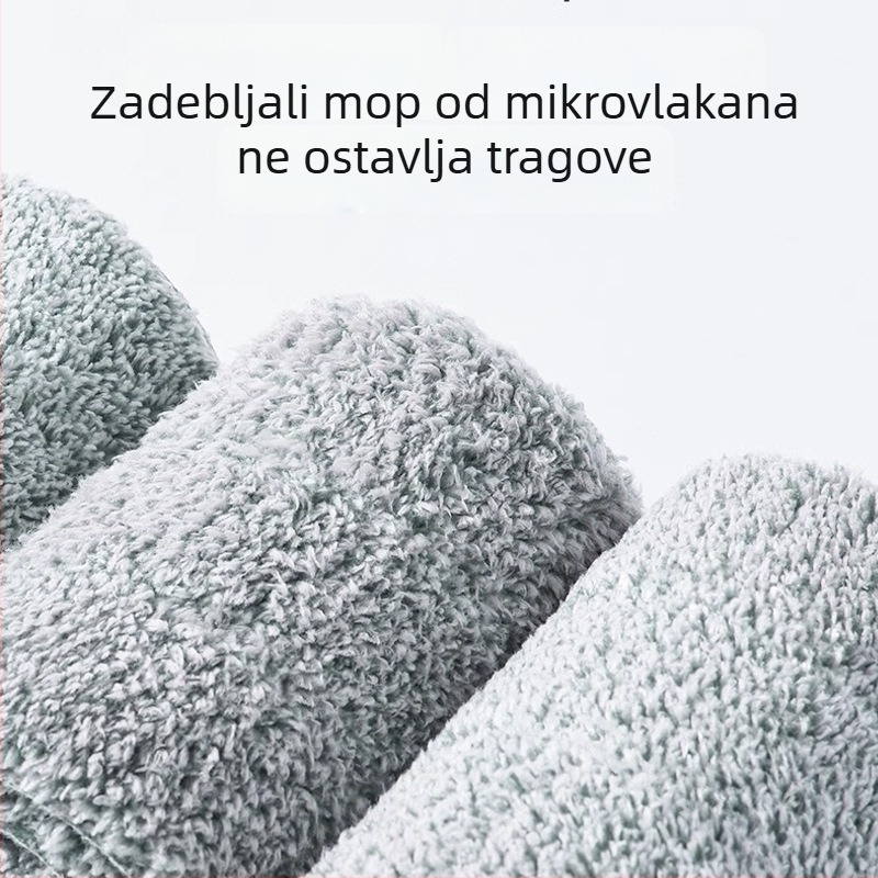 Koš za mop s odjeljivanjem prljave vode i rotirajućim odvajanjem, bez dodirivanja rukama, kućni cilindrični sustav mop