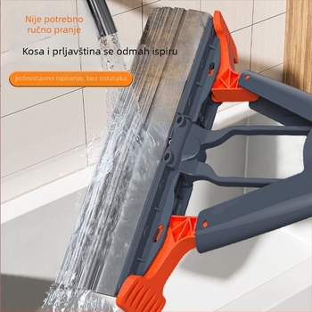 Spužvasti mop, 2026 novi model, sklopivi teleskopski dohvat 100–120 cm, upijajući, za kućnu uporabu