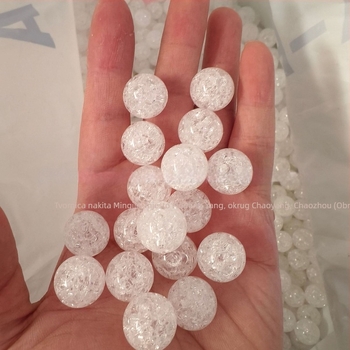 Akrilne perle s pukotinama, 6–18 mm, slobodne perle za dječju DIY narukvicu