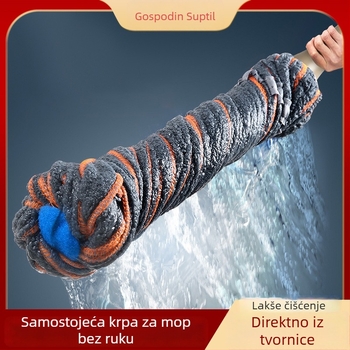Mop s automatskim iscijeđivanjem bez uporabe ruke - okretni spin mop