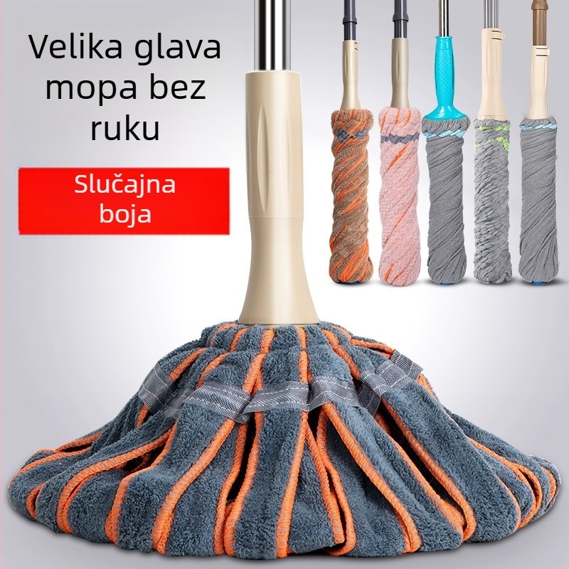 Mop s automatskim iscijeđivanjem bez uporabe ruke - okretni spin mop