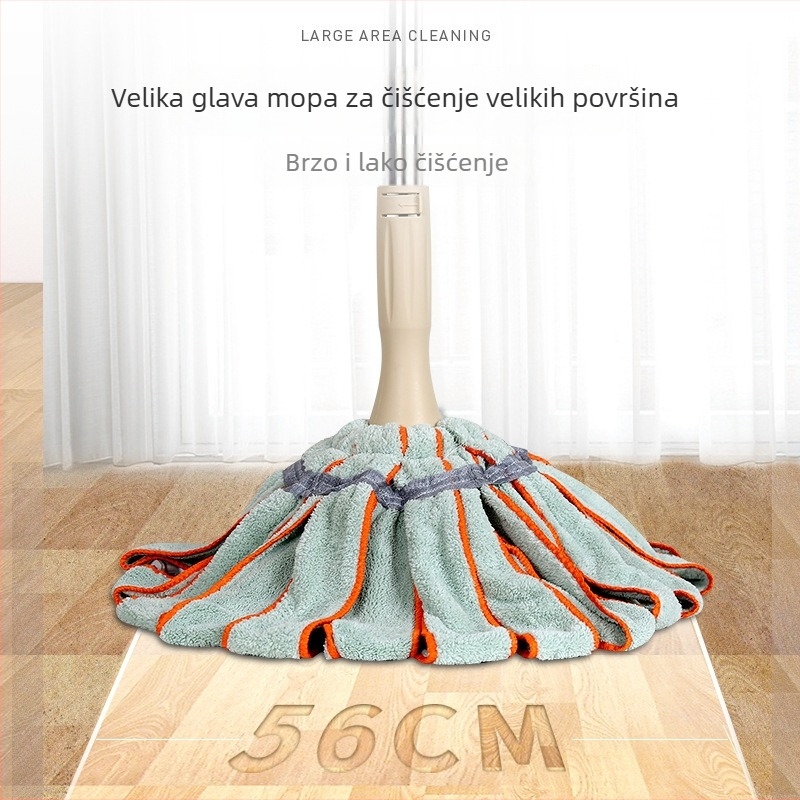Mop s automatskim iscijeđivanjem bez uporabe ruke - okretni spin mop
