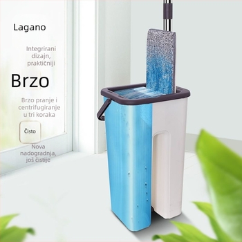 Bezkontaktni plosnati mop za kućnu upotrebu, suho i mokro čišćenje