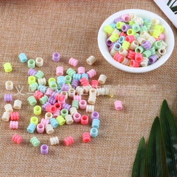 Plastične valovite perle za DIY narukvice – slobodne perle, razdjelnici za nakit