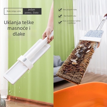Alat za čišćenje stropa i zidnih pločica bez dodira, s plosnatim mopom