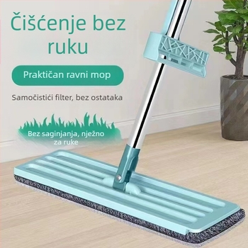 Plosnati mop bez ručnog iscijeđivanja – jednostavno čišćenje podova kuhinje i kupaonice