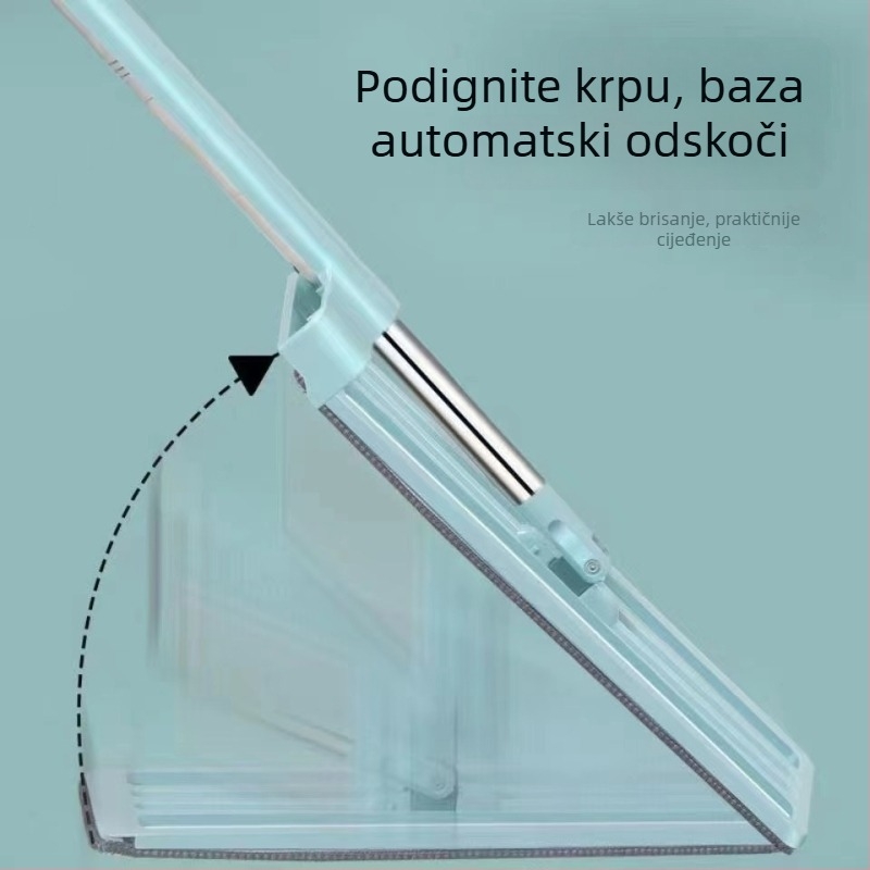Plosnati mop bez ručnog iscijeđivanja – jednostavno čišćenje podova kuhinje i kupaonice