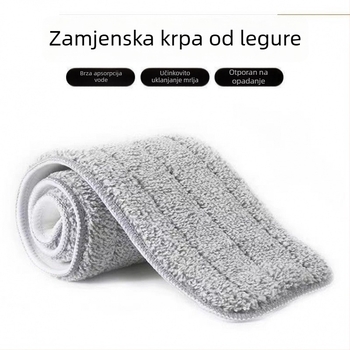 Zamjenska krpa za plosni mop, univerzalna samoljepljiva velika glava mopa, ekstra debela i duga
