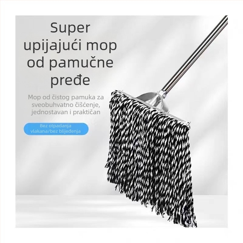 Industrijski mop od nehrđajućeg čelika, velikog formata, visoka apsorpcija, pogodan za učionice, ure i kućnu upotrebu, lagan, otporan na habanje