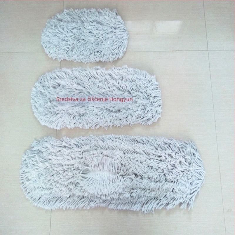 Zamjenski ručnik za plosati mop, debeli pamučni konac, pokrov glave za skupljanje prašine, za kućne drvene podove, veličine 40/60/80/90 cm, paket