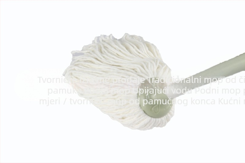 Tradicionalni mop od čistog pamuka za pod, apsorpcijski, prilagodljiv, za kućnu upotrebu