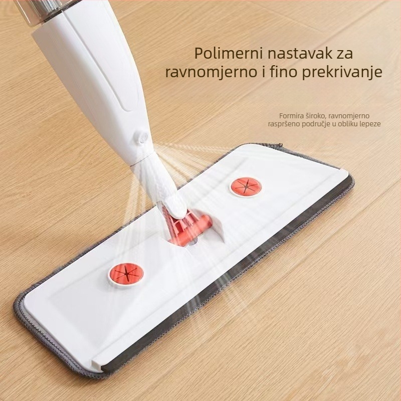 Pločasti sprejni mop sa škrabom, kućno čišćenje, pranje bez dodira, uz krpu i ručnik za lice