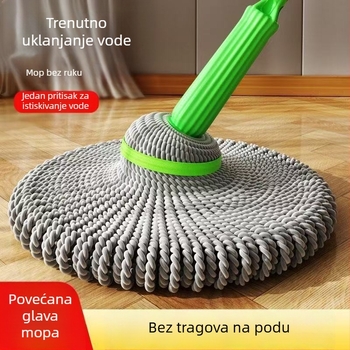 Fiber 2025 mop s automatskim iscijeđivanjem, mokro i suho čišćenje kod kuće, apsorbirajući, može se prati ručno, novi model