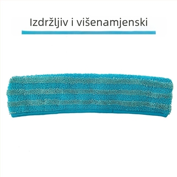 Prilagodljiva glava mikrofiberskog mopa za čišćenje prozora s Velcro platnom, deblja, visoka apsorpcija