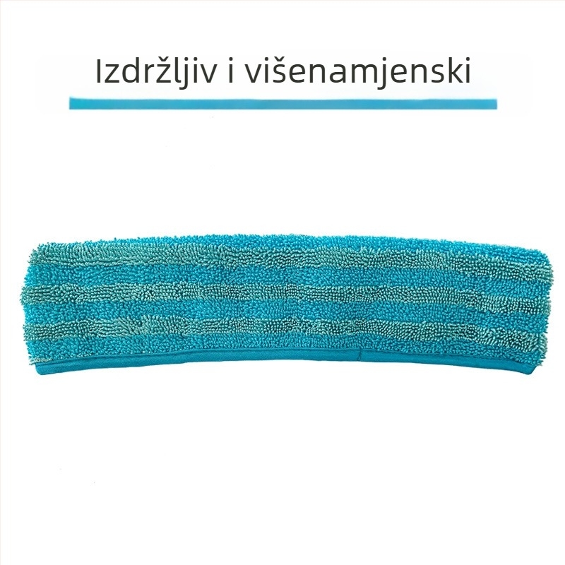 Prilagodljiva glava mikrofiberskog mopa za čišćenje prozora s Velcro platnom, deblja, visoka apsorpcija