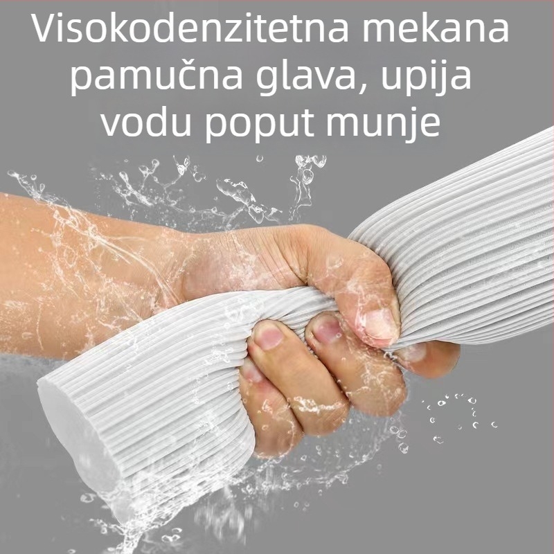 Kućni mop s glavom od spužve, upijajući, bez ruku, bez ispiranja, 28 cm